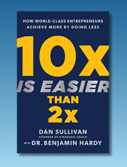 10x Is Easier Than 2x
