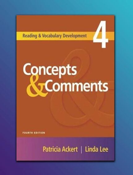 Concepts & Comments (Reading & Vocabulary Development)